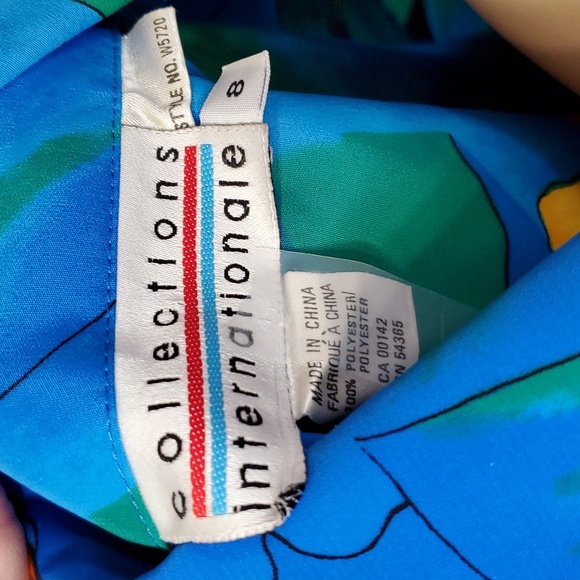 Fun Cool Vintage Tropical Shirt Blouse, Great for Summer ☀️ - Picture 7 of 7